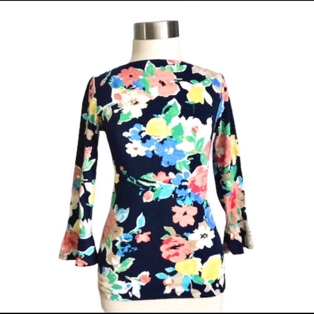 Floral Top XS NWOT